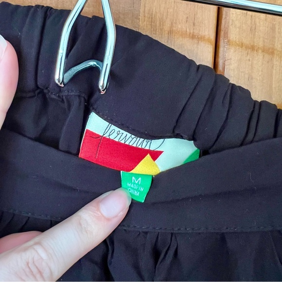 Flowy Black Hi-Lo Skirt with Elastic Waist, Size Medium, Fervour ModCloth - Picture 4 of 5